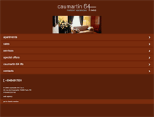 Tablet Screenshot of pariscaumartin64.com